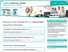 Tablet Screenshot of kubus-software.de